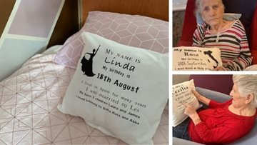 Coventry care home Residents given personalised cushions